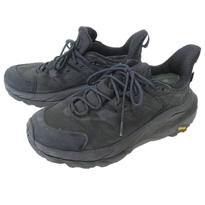 ホカオネオネ HOKA ONE ONE KAHA 2 GTX スニーカー トレッキングシューズ 登山靴 ローカット 防水 撥水1123190 27.5cm 黒 ブラック メンズ