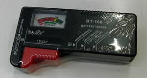 バッテリーテスター デジタル式 電池チェッカー ボタン電池 乾電池 角電池 電池テスター　BT-168