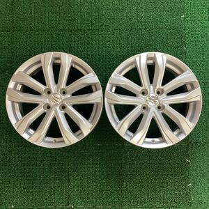 スズキ スイフトRS 純正アルミホイール 16×6J+45 100-4H 中古品2本【715】