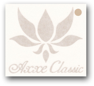 ■AXXE Classic■アックスクラッシック ロゴステッカー [アイボリー]／3枚以上で送料無料