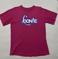 LOONIEルーニー オフィシャルTシャツ　Mサイズ　古着　ピンク