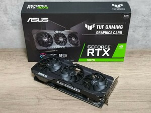 NVIDIA ASUS GeForce RTX3070 8GB TUF GAMING OC V2 LHR 【グラフィックボード】　