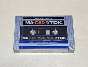【未開封 テープ同梱可】TDK MA-C60 TYPE IV メタルカセットテープ 未使用 動作未確認 包装フィルムに破損有り 現状品 ヴィンテージ