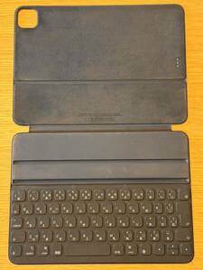 中古 Apple iPad Smart Keyboard Folio iPad Pro 第1世代、第2世代/iPad Air 11インチ 第4世代用 MXNK2J/A 日本語 スマートキーボード 