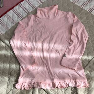 Barbieバービー　ピンクハイネックカットソー　美品 120