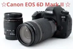 Canon EOS 6D Mark II 標準&望遠ダブルレンズセット