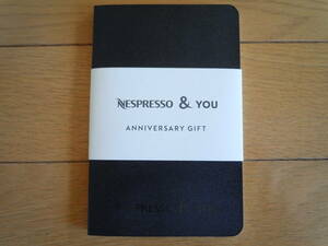 新品未使用！送料無料！■NESPRESSO＆YOU Aniversary Gift MOLESKINE製 手帳■