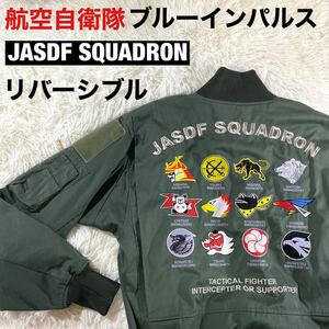 【激レア】JASDF SQUADRON 航空自衛隊 ブルーインパルス パイロットジャンパー フライトジャケット