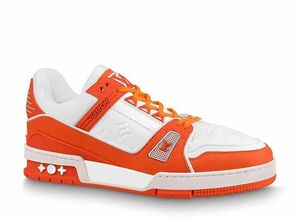 Louis Vuitton LV Trainer Line Sneaker "Orange" 25cm 1A9VN4