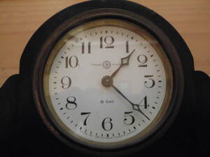 セイコー社製『置時計』（８日巻）昭和２年　贈答用に造った石造品　左右天地共16.5㎝　重さ3.3㎏　動きます