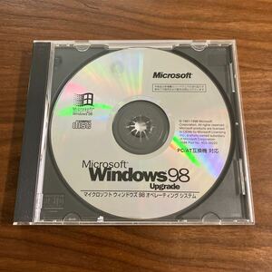 Microsoft Windows 98 Upgrade CD-ROMのみ　PC/AT互換機対応　オペレーティングシステム
