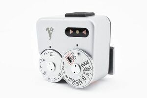 通電OK Voigtlander VC Meter Silver 外付け 露出計 / フォクトレンダー VCメーター 動作確認済 明るさに応じてメーター反応確認済 #5993