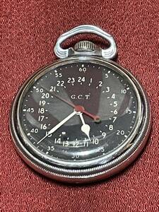 ハミルトン　Hamilton 懐中時計　軍用時計　動作品　G.C.T.