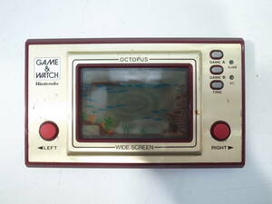 ◆ Nintendo OC-22　オクトパス(OCTOPUS) GAME&WATCH　ゲーム＆ウォッチ ※通電確認済