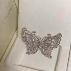 【超美品】ミキモトダイヤモンドブローチ蝶1.63ctプラチナイリジウム
