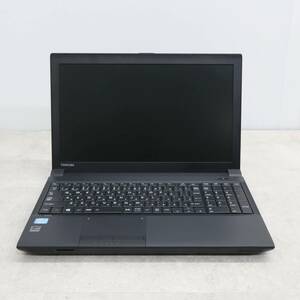 △ジャンク 現状販売 ｜15.6型 ノートパソコン ブラック｜TOSHIBA 東芝 dynabook Satellite B553/J Core i5 メモリ4G HDDなし｜ ■P0251