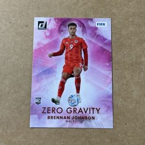 Brennan Johnson 2022-23 Panini Donruss Zero Gravity RC Wales Insert FIFA #21 海外 即決