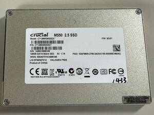 CRUCIAL SSD 128GB【動作確認済み】1633　