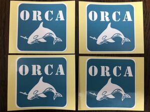 ORCAオルカ　ステッカー　4枚セット