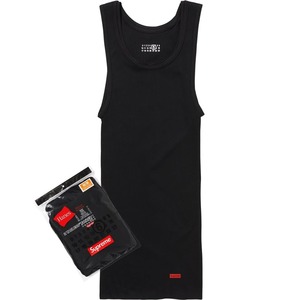 【新品未着用】Supreme MM6 MAISON MARGIELA HANES TAGLESS TANK TOP (1 PACK) Black L 正規品付属品完備 タンクトップboxlogonike