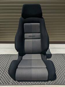 【1円～】RECARO LS-L 301グレーツートン程度極上品！ペダル操作が楽な日本仕様の正規品・車検対応！レカロ セミバケ 検SR-3/SR3/LX