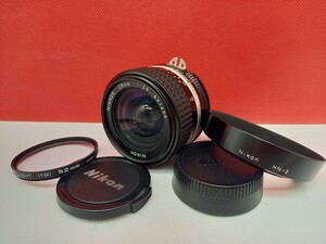■ Nikon NIKKOR 28mm F2.8 Ai-s カメラ レンズ 単焦点 マニュアル ニコン