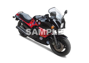 即決送料無料　GPZ900Rニンジャ　バイクグラフィック 額付きインテリア雑貨　 KAWASAKI Ninja トップガン トムクルーズ