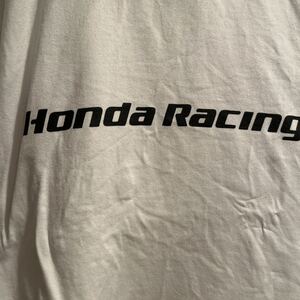 ヴィンテージオールドビィンテージ　ホンダレーシングＴシャツ 80s コットン100% ラージ　ホンダレーシングスタッフＴシャツ　送料無料