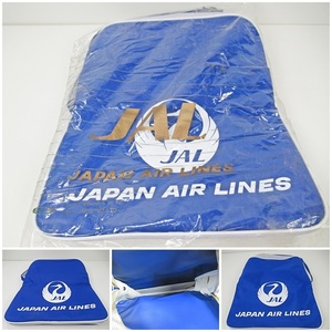 ◆[B118]未使用品　JAL　バッグ　 昔の鶴丸　白青　JAPAN IR LINES　ショルダーバッグ　トートバッグ　非売品　ビンテージ　昭和レトロ