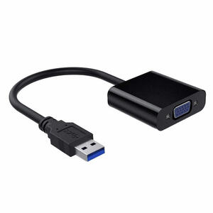 USB3.0 to VGA変換 アダプタ ビデオグラフィック カード 1080p Windows対応 プロジェクター接続に[メール便発送・代引不可]tecc-usbtovga