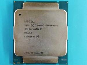 Intel Xeon E5 2603V3 動作未確認※動作品から抜き取り 23300030322