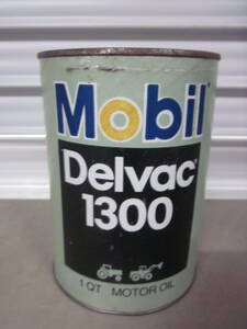 Mobil Deivdc1300 MOTOR OIL　モービル　オイル缶　ガレージ　世田谷ベース