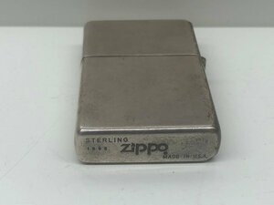 スターリング　1995　ZIPPO　ジッポ　オイルライター　喫煙具　喫煙グッズ 　コレクション　本体のみ　火花確認済み　中古　本体のみ