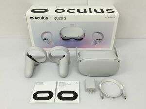 K18-830-0502-093【中古美品】Meta(メタ) バーチャル・リアリティヘッドセット VRヘッドセット「Oculus Quest 2」※動作確認済み