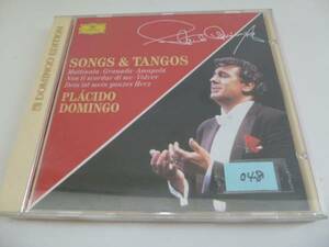 048◆PLACIDO DOMINGO SONGS & TANGOS　輸入盤　ドミンゴ
