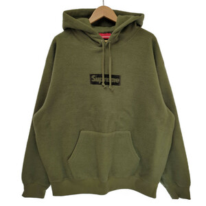 Supreme シュプリーム 23SS Inside Out Box Logo Hooded Sweatshirt パーカー カーキ Lサイズ 604547