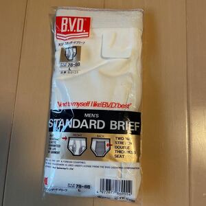 送料無料　新品　B.V.D. 天ゴムスタンダードブリーフサイズL 白ホワイト　綿100% 日本製　送料込み