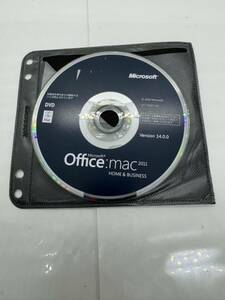 S165) 中古 Microsoft Office mac 2011 Home & Business 正規品