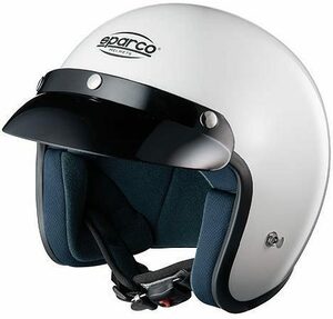 SPARCO（スパルコ） ヘルメット CLUB J1 ホワイト Mサイズ（57-58cm）ECE05 エントリーモデル