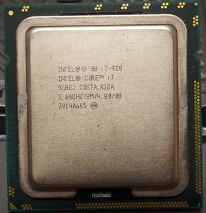 【動作確認済】Intel Core i7 920 LGA1366 本体のみ①