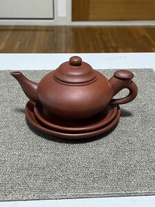 中国美術 中国宜興 朱泥 急須1点 煎茶道具 紫砂 茶2点