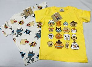 福袋3F4623*激安sale!!新品 こども服 半袖Tシャツsize95　2枚★BANDAI/それいけ！アンパンマン