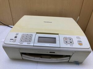 HY0064 brother MFC-J700D インクジェット プリンター ブラザー 複合機 MyMio コピー 家電 印刷 FAX ファクス　通電のみ確認　現状品