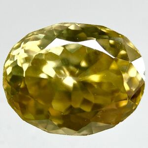 ●天然ジルコン2.226ct●a 約7.8×6.2mm ルース 裸石 emerald宝石 ジュエリーDE0 テ DG0