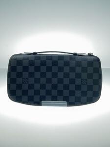 LOUIS VUITTON◆アトール_ダミエ・グラフィット_BLK/PVC/BLK