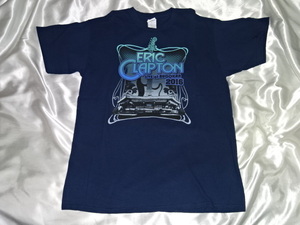 送料185円・M439■ エリック・クラプトン　Tシャツ　Lサイズ　eric clapton 2016年 日本武道館