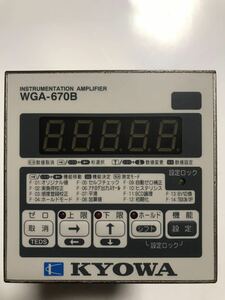 (ボーナスプライス）KYOWA INSTRUMENTATION AMPLIFIER WGA-670B-0