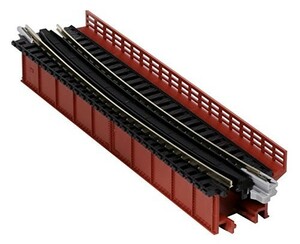 KATO Nゲージ 単線デッキガーダー曲線鉄橋R448-15° 朱 20-465 鉄道模型用