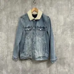 Abercrombie＆Fitch  裏ボア デニム ジャケット　メンズ　M