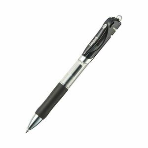 【新品】（まとめ）TANOSEE ノック式ゲルインクボールペン 0.5mm 黒 1本【×50セット】